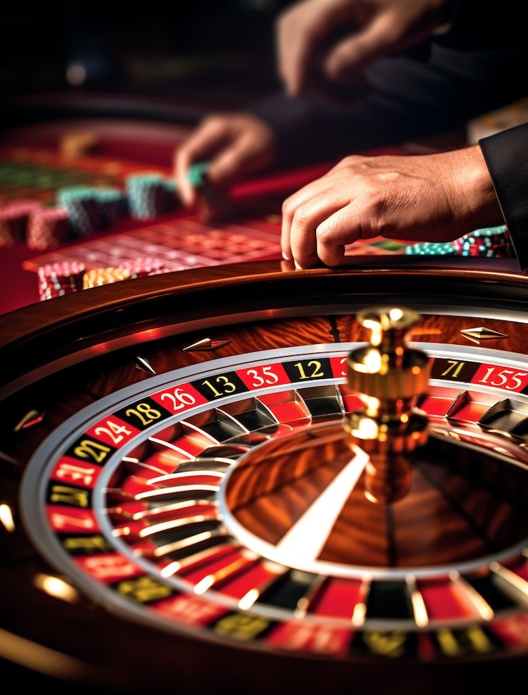 Tim operasional sbc slot di pusat kontrol dengan monitor layar ganda